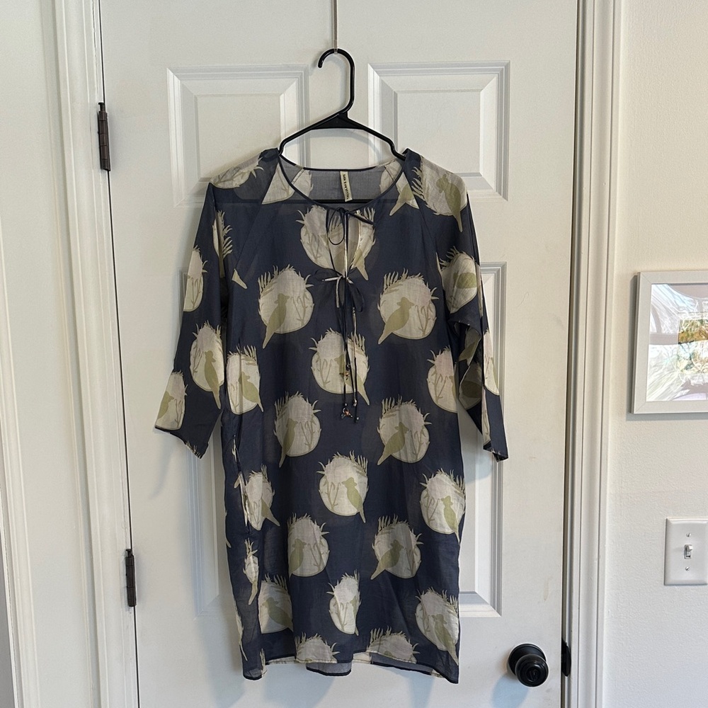NWOT Tallulah & Hope Cotton Bird Print Lightweight Dress size M